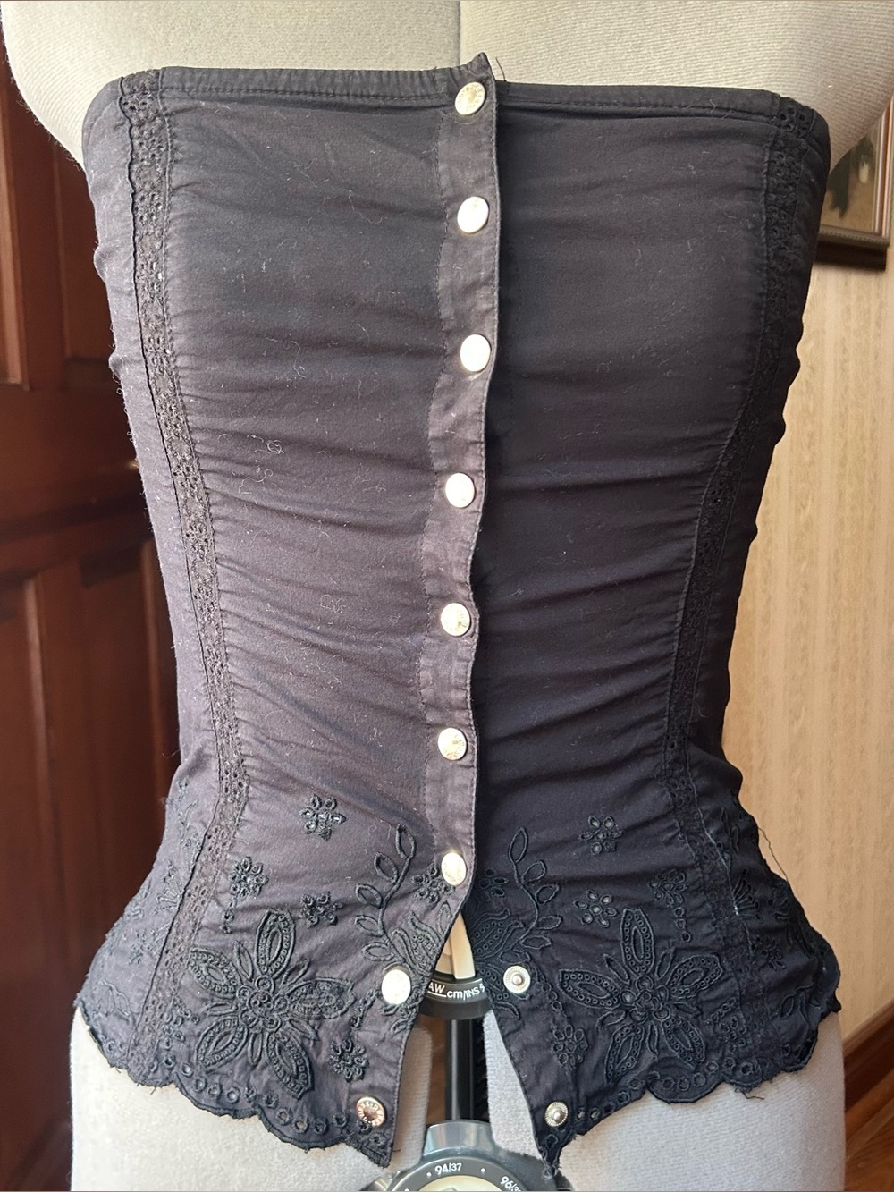 Vintage Guess Embroidered Corset Top